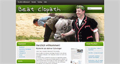 Desktop Screenshot of beatclopath.ch